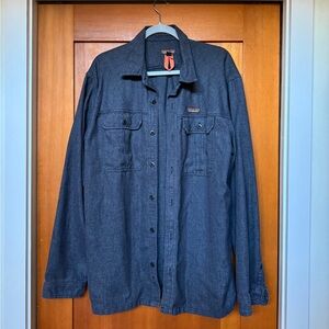 Men’s XL Patagonia Grey Button Down Over-shirt